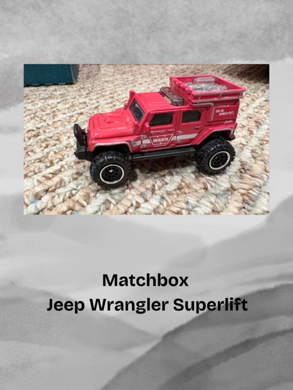Matchbox Jeep Wrangler Superlift